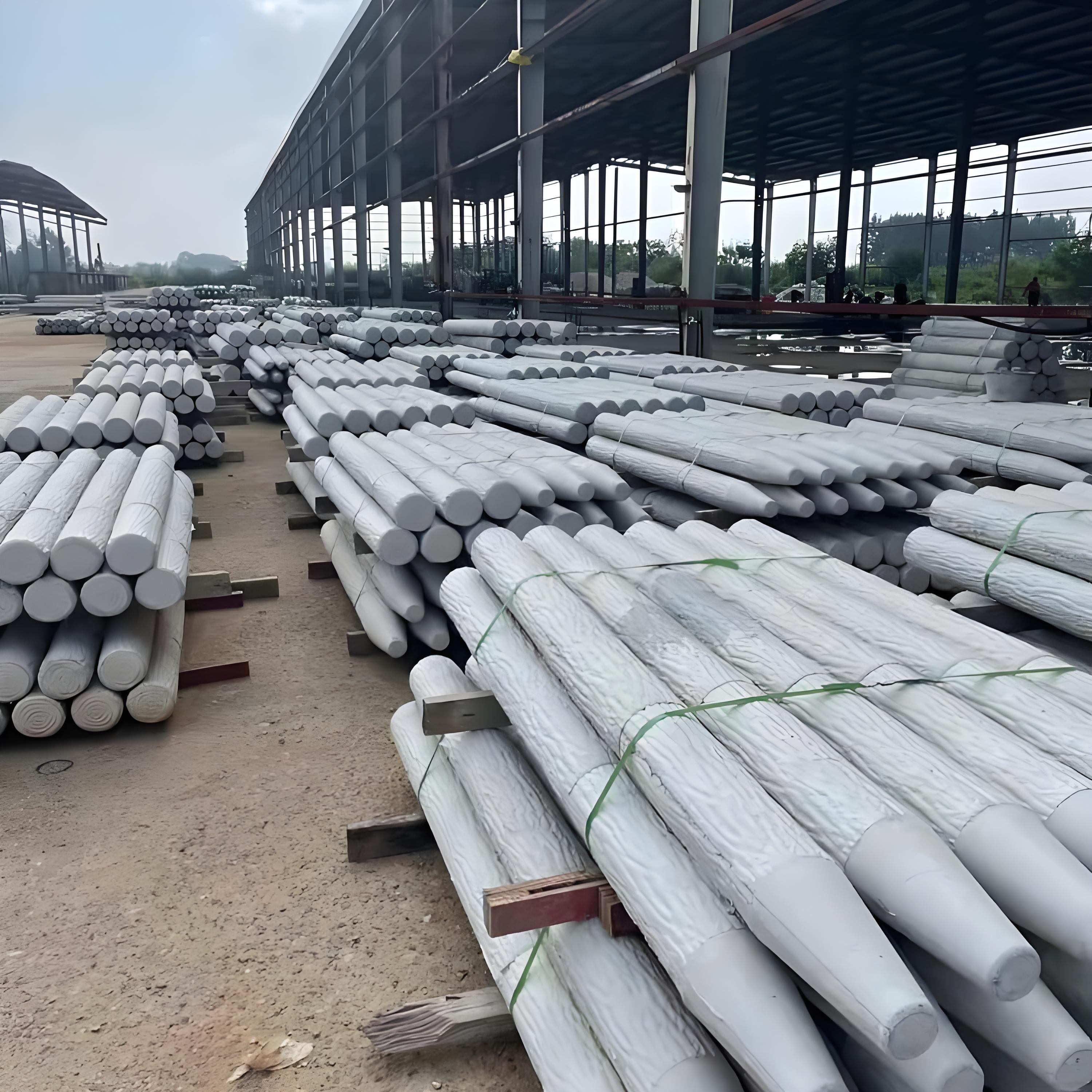 水泥仿木樁廠家泓樺錦嘉-打仿木樁需要打樁機嗎？